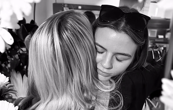 Vicki Eagle with her daughter, Poppy.